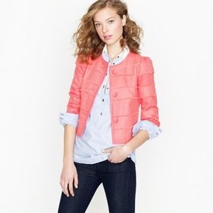 J.crew cropped frayed jacket size 6